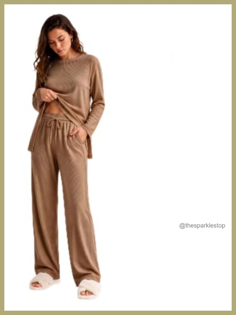 Women's Two Piece Lounge Set Sweatsuit Loose Fit Long Sleeve Polyester Spandex